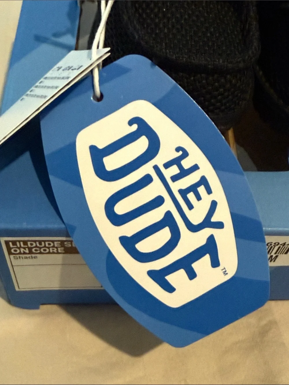 Hey Dude Kids Black Slip-On Shoes